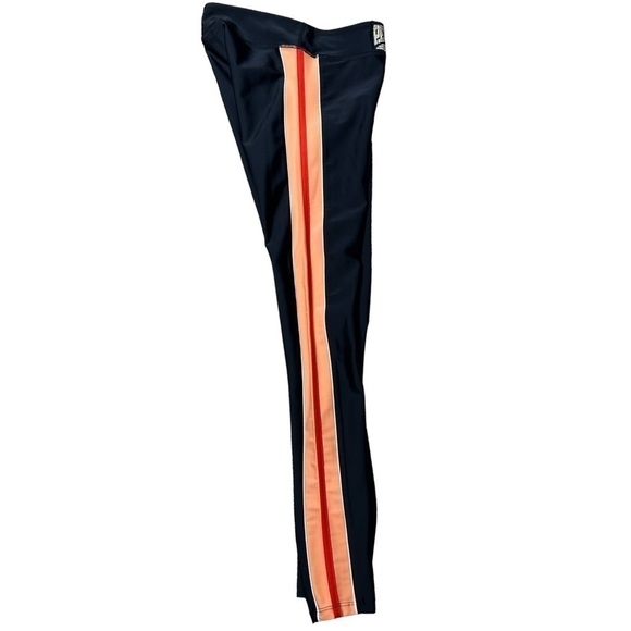 P.E Nation Orange Varsity Racing Stripe Athletic Active Workout Legging XS - Picture 11 of 16